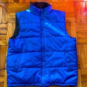Cargo blue vest with pockets size: L